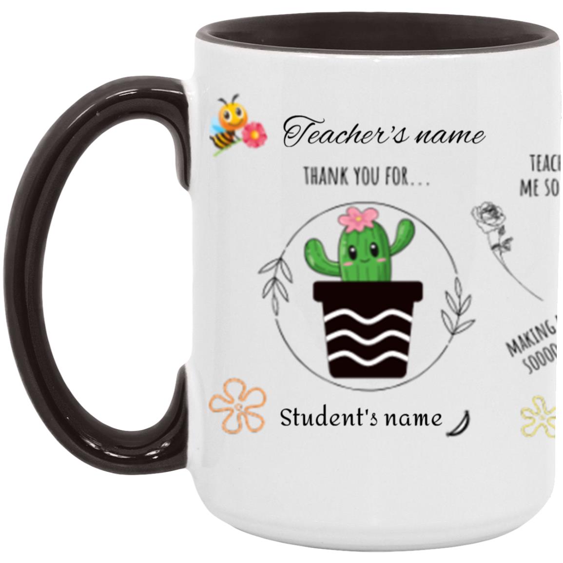 Personalised Teacher Thank You Gift, Teacher Mug With Name, Teacher Appreciation Gift, End of Term Gift, Class Gift, NURSERY TEACHER GIFT