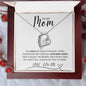 BEAUTIFUL AND ELEGANT FOREVER LOVE NEACKLACE FOR MOM THIS MOTHER'S DAY, CHRISTMAS, THANKSGIVING AND ALL OCCAICONS OR JUS SAY I LOVE YOU!