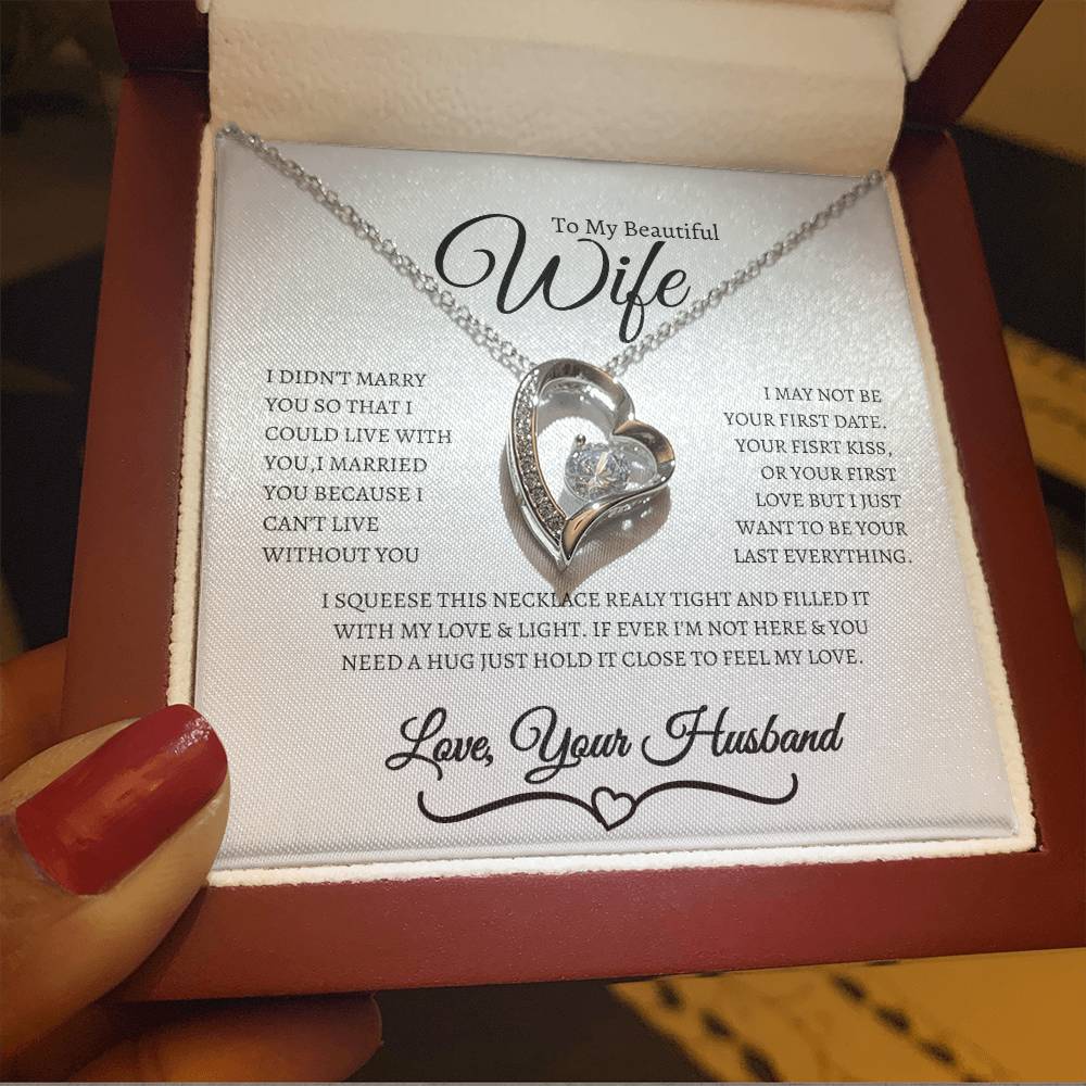 BEAUTIFUL AND ELEGANT FOREVER LOVE NECKLACE FOR WIFE, SOULMATE, SPOUSE!!