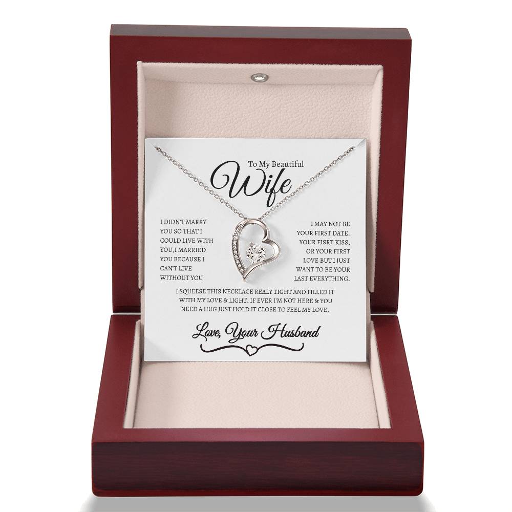 BEAUTIFUL AND ELEGANT FOREVER LOVE NECKLACE FOR WIFE, SOULMATE, SPOUSE!!