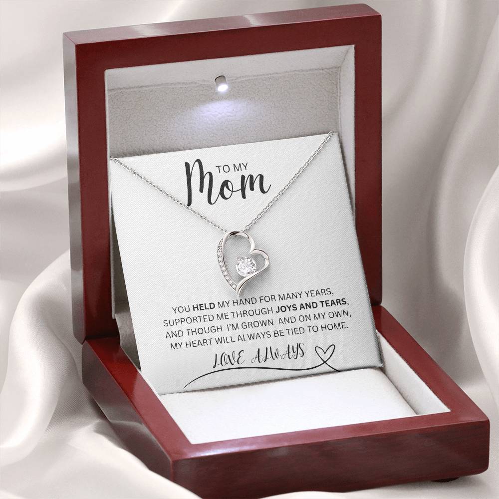 BEAUTIFUL AND ELEGANT FOREVER LOVE NEACKLACE FOR MOM THIS MOTHER'S DAY, CHRISTMAS, THANKSGIVING AND ALL OCCAICONS OR JUS SAY I LOVE YOU!