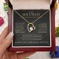 ELEGANT FOREVER LOVE KNOT NECKLACE FOR YOUR " FOREVER LOVE" SOULMATE, WIFE, MOTHER'S DAY
