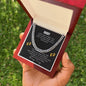 Daddy To Be Necklace, First Time Dad Gift with Message Card, Gift Box, New Dad Gift From Wife & Baby Bump