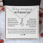 Beautiful Alluring necklace for mother-in-law, mother of the groom, future mother-in-law