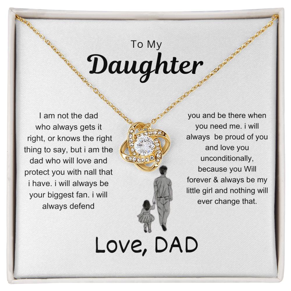 BEAUTIFUL TO MY DAUGHTER FOREVER LOVE NECKLACE, WHO IS NOW A MOTHER