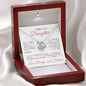 SAY IT ALL WITH THIS BEAUTIFUL LOVE KNOT NECKLACE FOR YOUR DAUGTHER'S GRADUATION, BIRTHDAY OR JUST SAY I LOVE YOU!!!