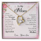 My Mom| You Are Appreciated - Forever Love Necklace