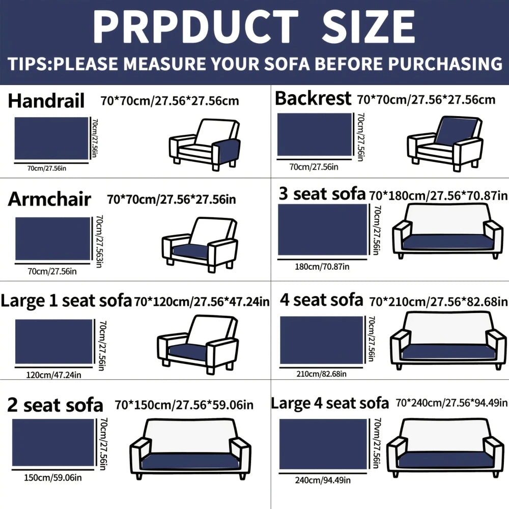 Anti-Slip Knit Sofa Cover