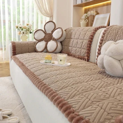 Anti-Slip Knit Sofa Cover