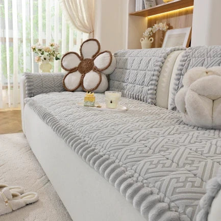 Anti-Slip Knit Sofa Cover