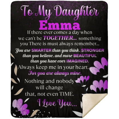Personalized To My Daughter Blanket