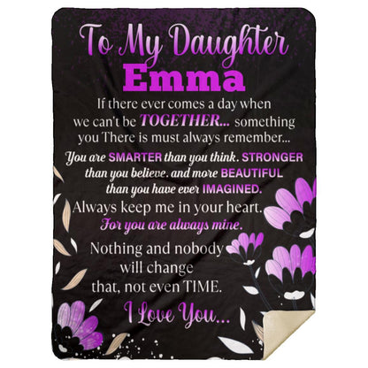Personalized To My Daughter Blanket