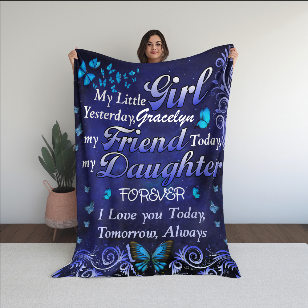 Personalized To My Daughter Blanket