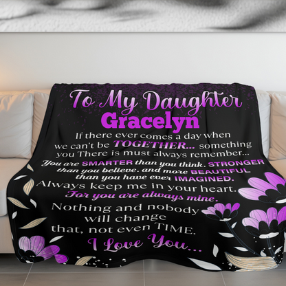 Personalized To My Daughter Blanket