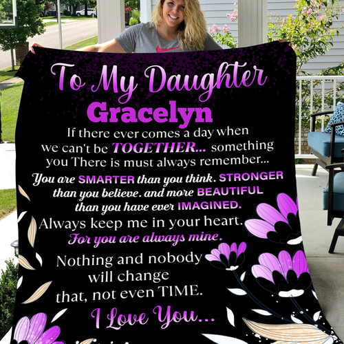 Personalized To My Daughter Blanket