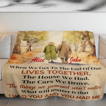 Personalized To My Daughter Blanket