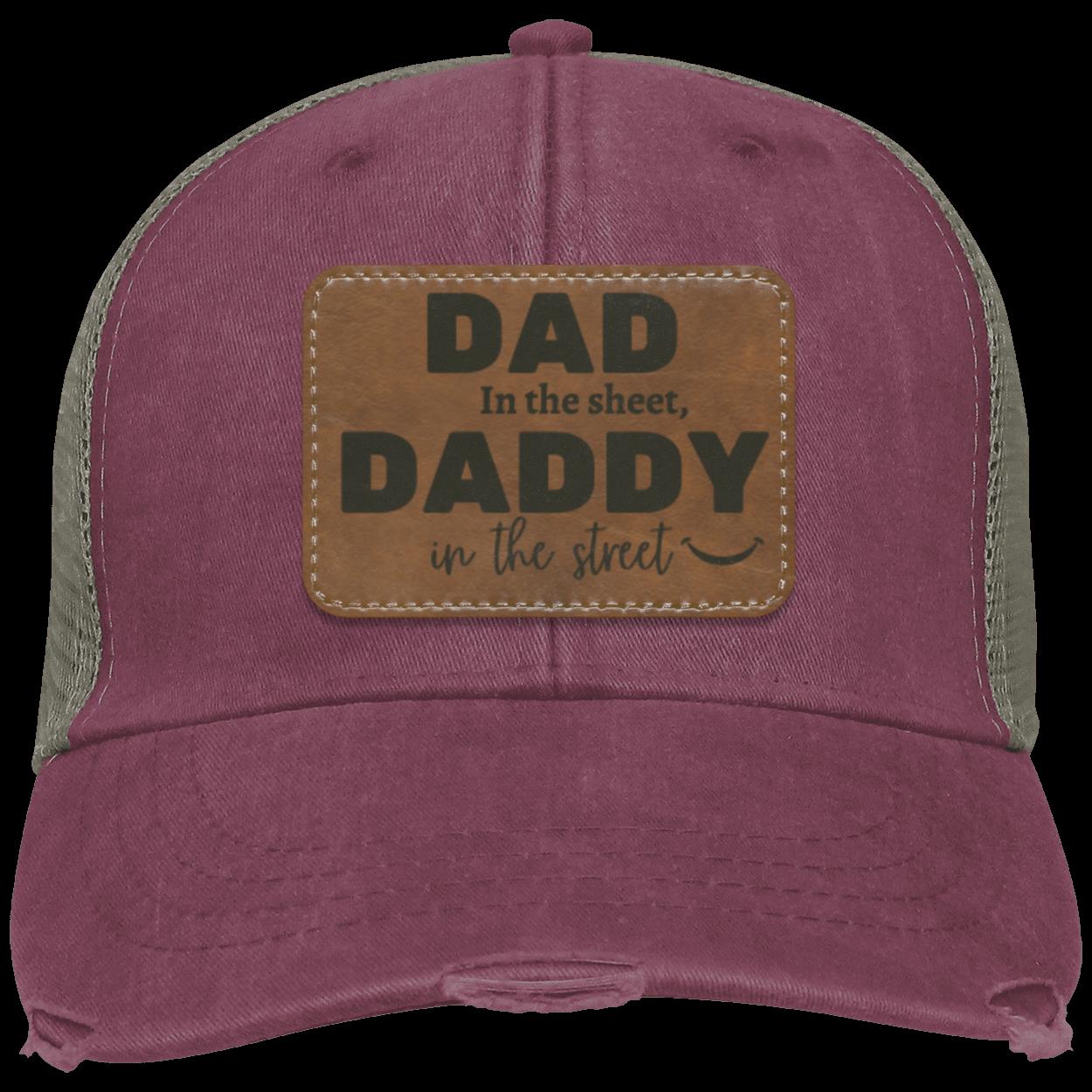 DADDY IN THE SHEETS  Distressed Ollie Cap - Patch