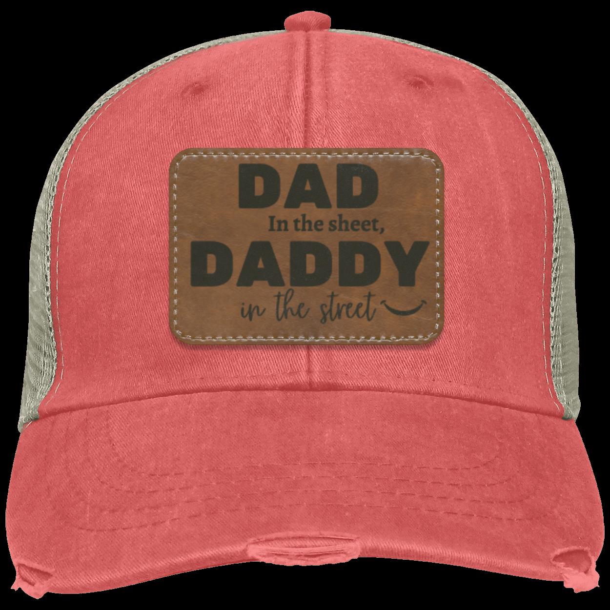 DADDY IN THE SHEETS  Distressed Ollie Cap - Patch