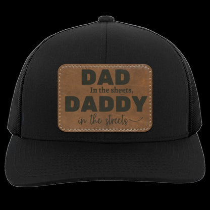 Daddy in the sheets Trucker Snap Back - Patch, father's day gift, funny dad gift.