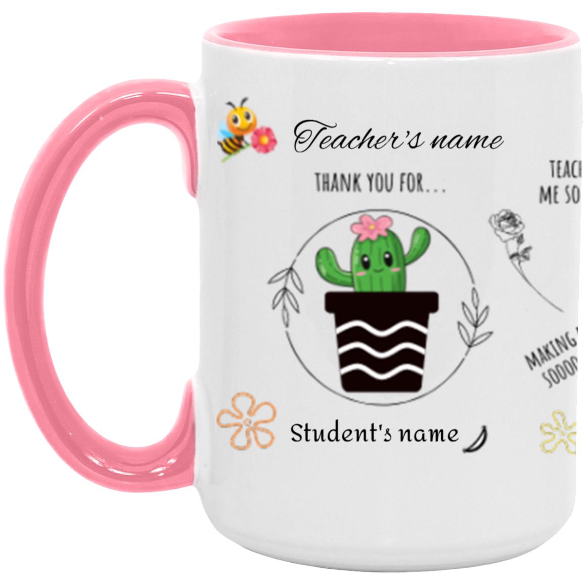 Personalised Teacher Thank You Gift, Teacher Mug With Name, Teacher Appreciation Gift, End of Term Gift, Class Gift, NURSERY TEACHER GIFT