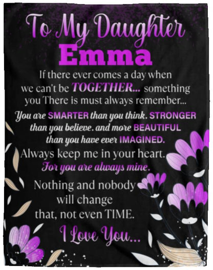 Personalized To My Daughter Blanket