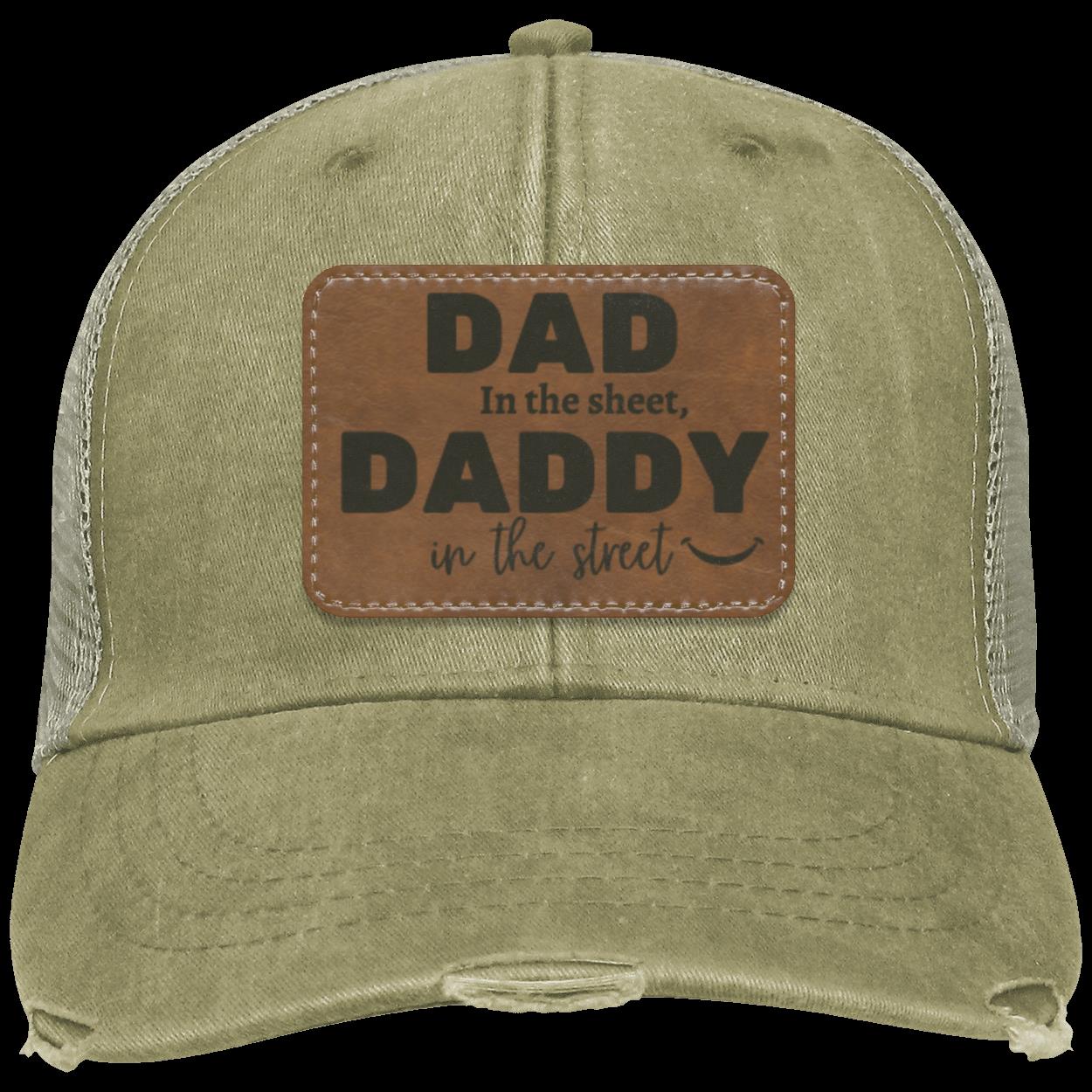 DADDY IN THE SHEETS  Distressed Ollie Cap - Patch