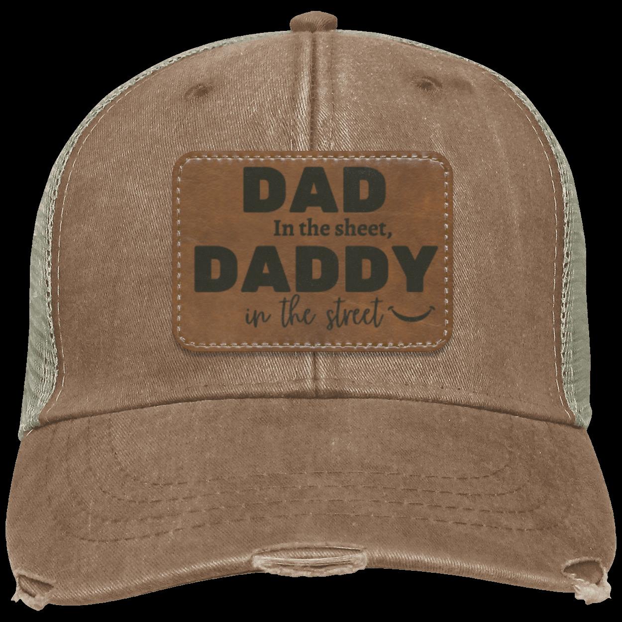 DADDY IN THE SHEETS  Distressed Ollie Cap - Patch