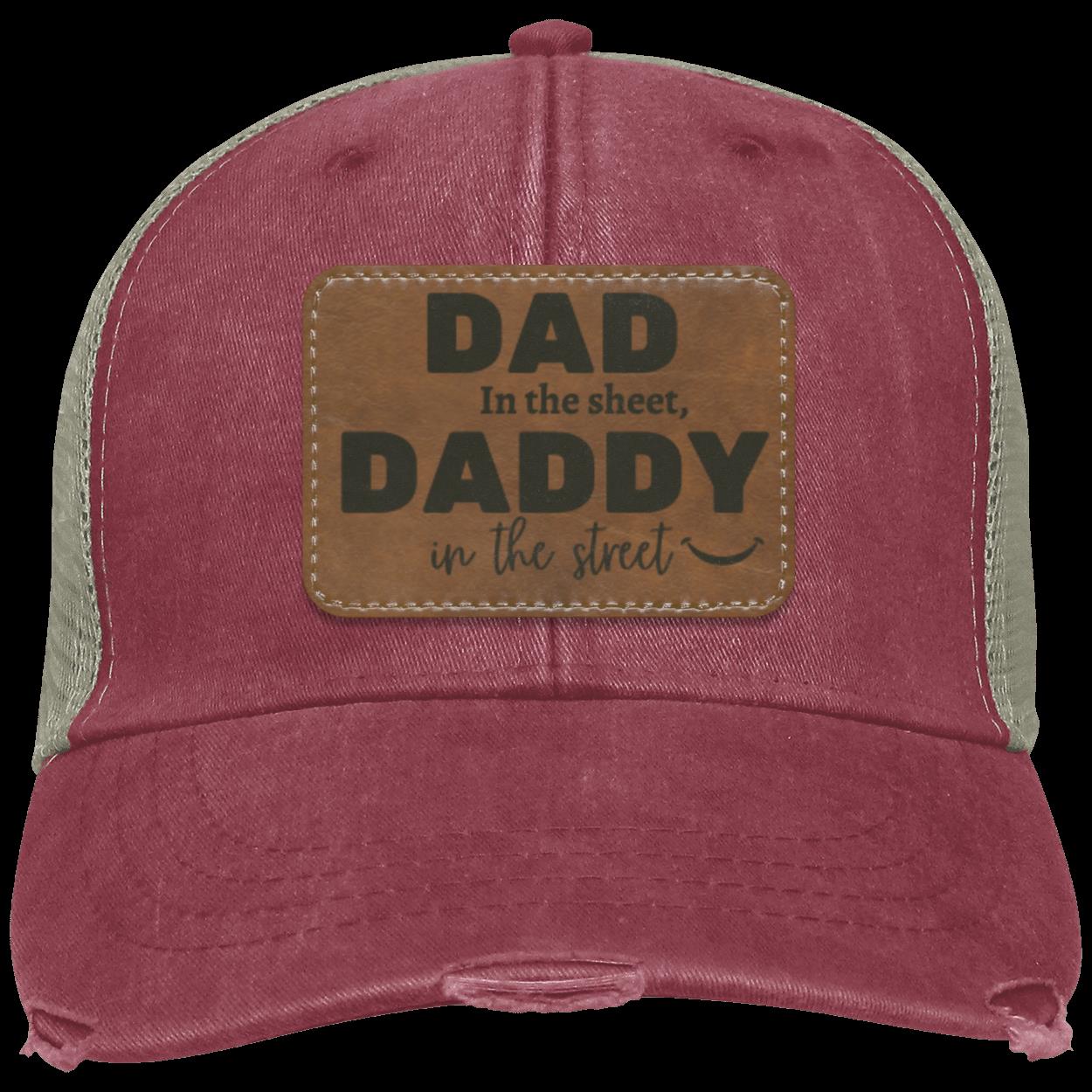 DADDY IN THE SHEETS  Distressed Ollie Cap - Patch