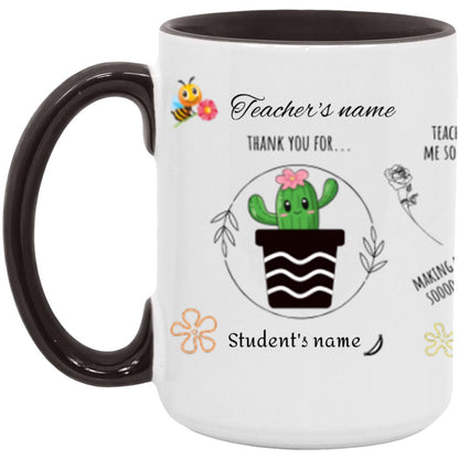 Personalised Teacher Thank You Gift, Teacher Mug With Name, Teacher Appreciation Gift, End of Term Gift, Class Gift, NURSERY TEACHER GIFT