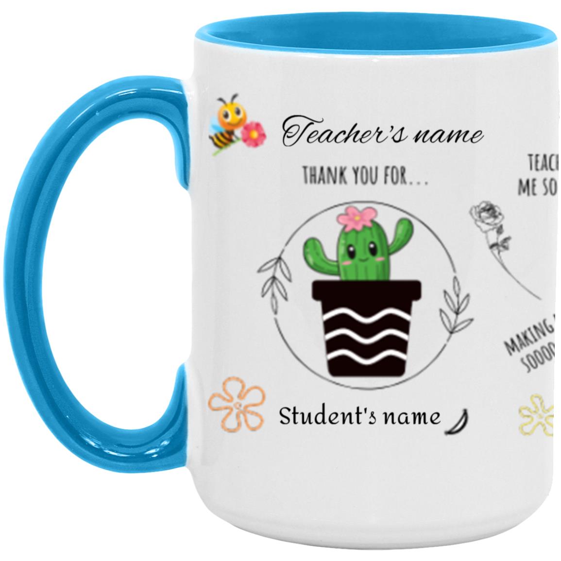 Personalised Teacher Thank You Gift, Teacher Mug With Name, Teacher Appreciation Gift, End of Term Gift, Class Gift, NURSERY TEACHER GIFT