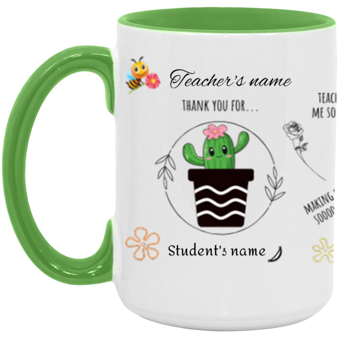 Personalised Teacher Thank You Gift, Teacher Mug With Name, Teacher Appreciation Gift, End of Term Gift, Class Gift, NURSERY TEACHER GIFT