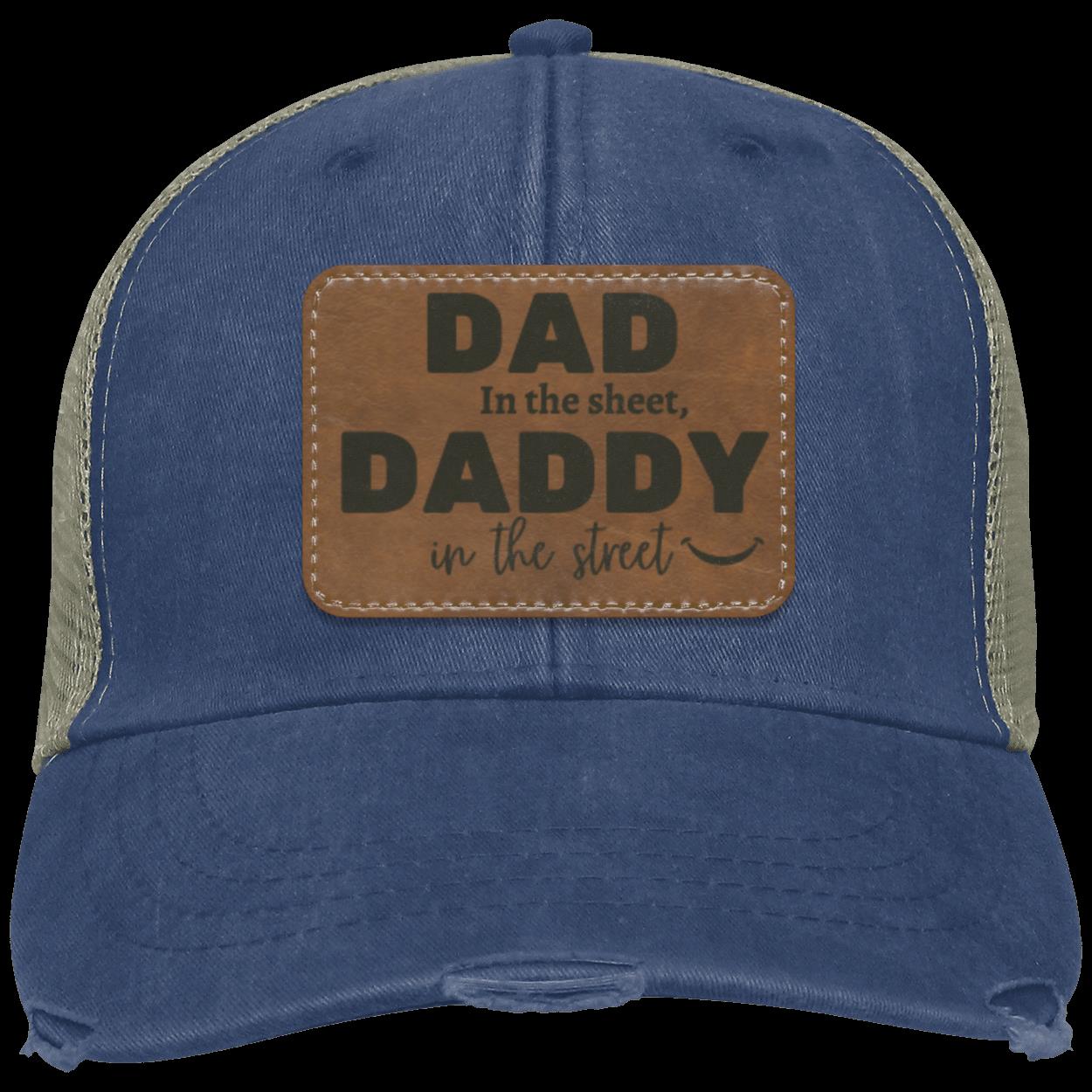 DADDY IN THE SHEETS  Distressed Ollie Cap - Patch