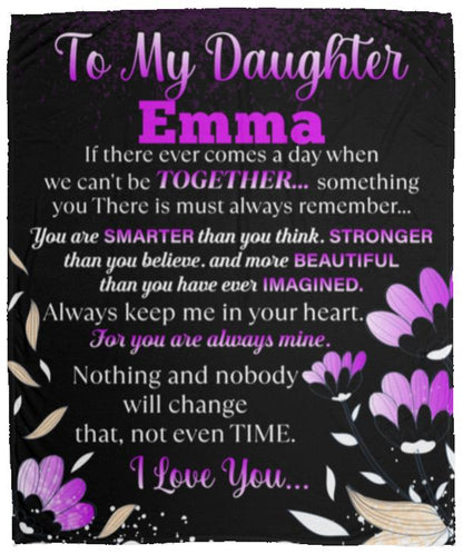 Personalized To My Daughter Blanket