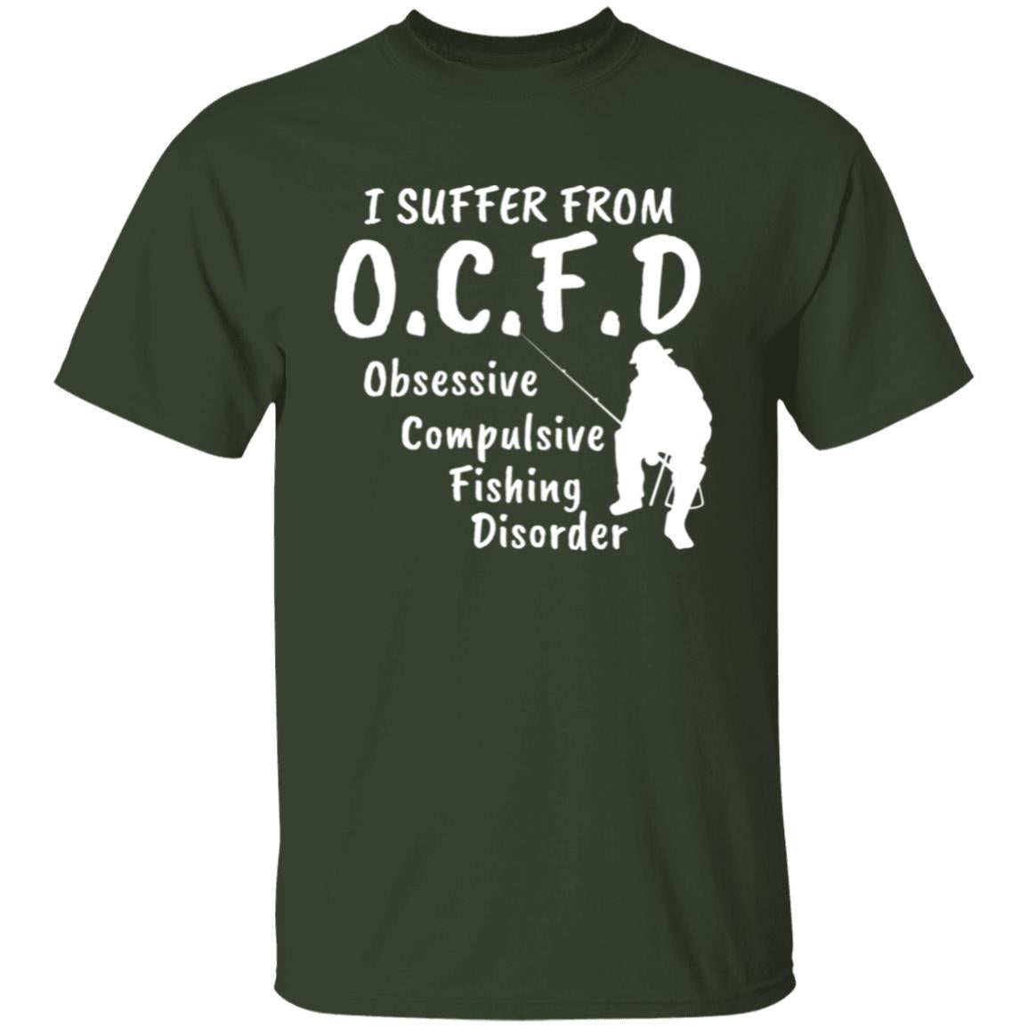 I SUFFER FROM Dad obsessive fish disorder funny shirt , father's Dad shirt,  Funny fishing shirt