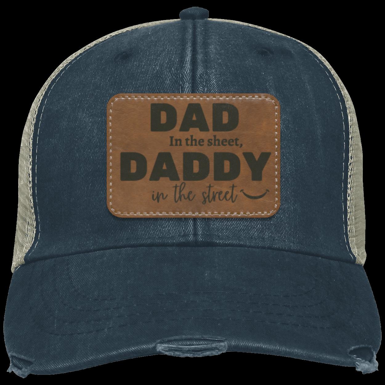 DADDY IN THE SHEETS  Distressed Ollie Cap - Patch