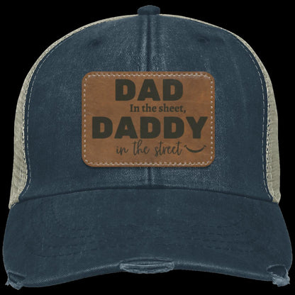 DADDY IN THE SHEETS  Distressed Ollie Cap - Patch