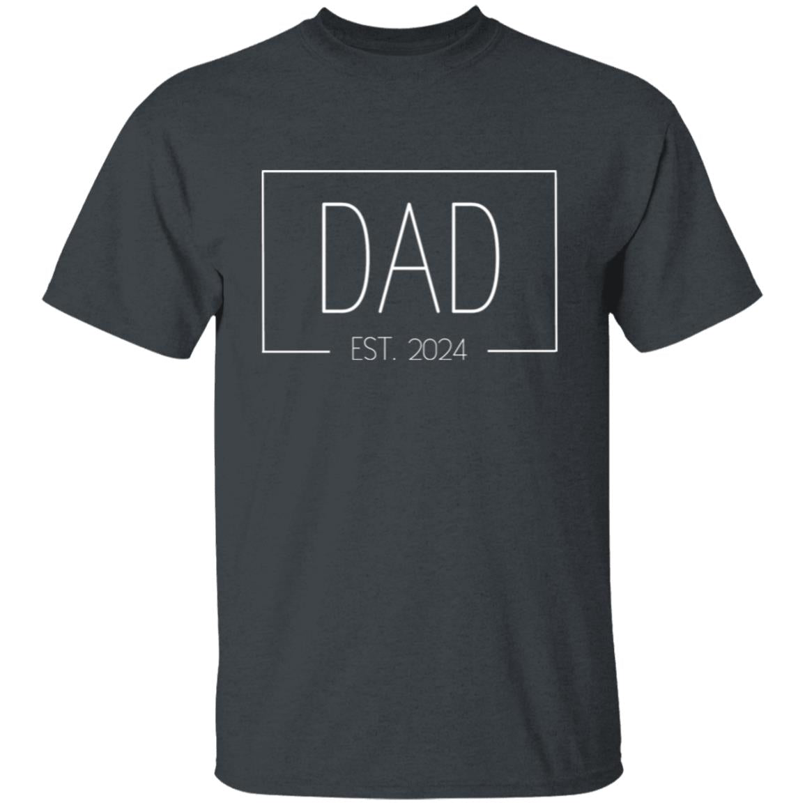 T-shirt for Men | Dad Est 2024 | Funny Shirt Men - Gift for Dad - Fathers Day Gift - New Dad TShirt - Anniversary Gift - Newborn Tee