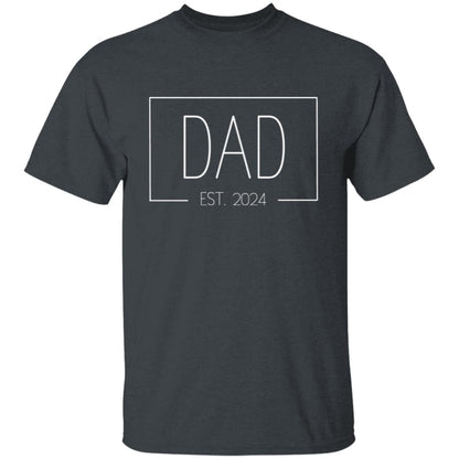 T-shirt for Men | Dad Est 2024 | Funny Shirt Men - Gift for Dad - Fathers Day Gift - New Dad TShirt - Anniversary Gift - Newborn Tee