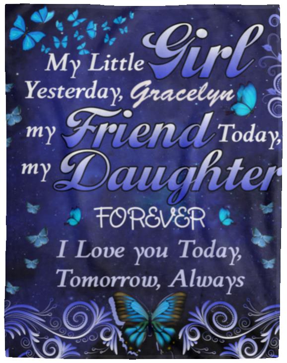 Personalized To My Daughter Blanket