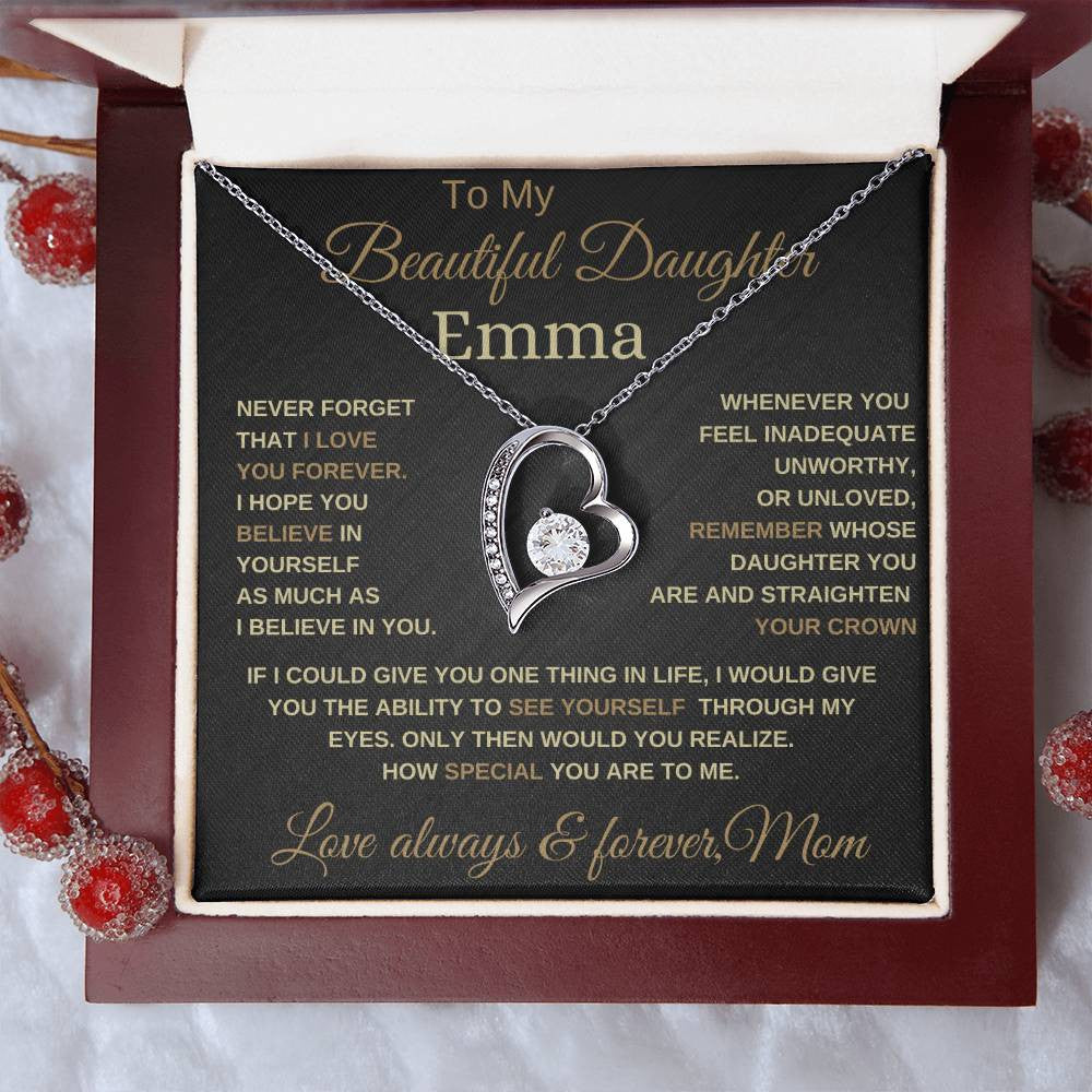 Beautiful to my soulmate forever love necklace