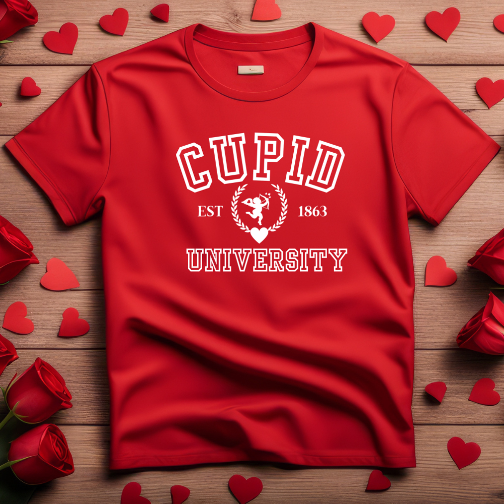 Cupid University Sweatshirt, Cute Valentine's Day Shirt, Cupid Hoodie