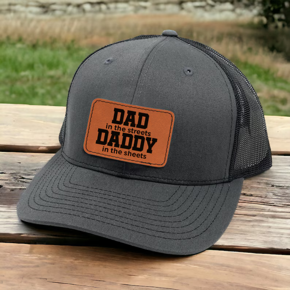 Daddy in the sheets Trucker Snap Back - Patch, father's day gift, funny dad gift.