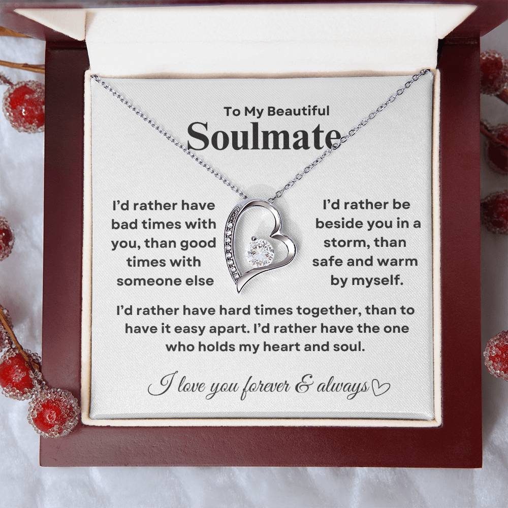 Beautiful forever love necklace