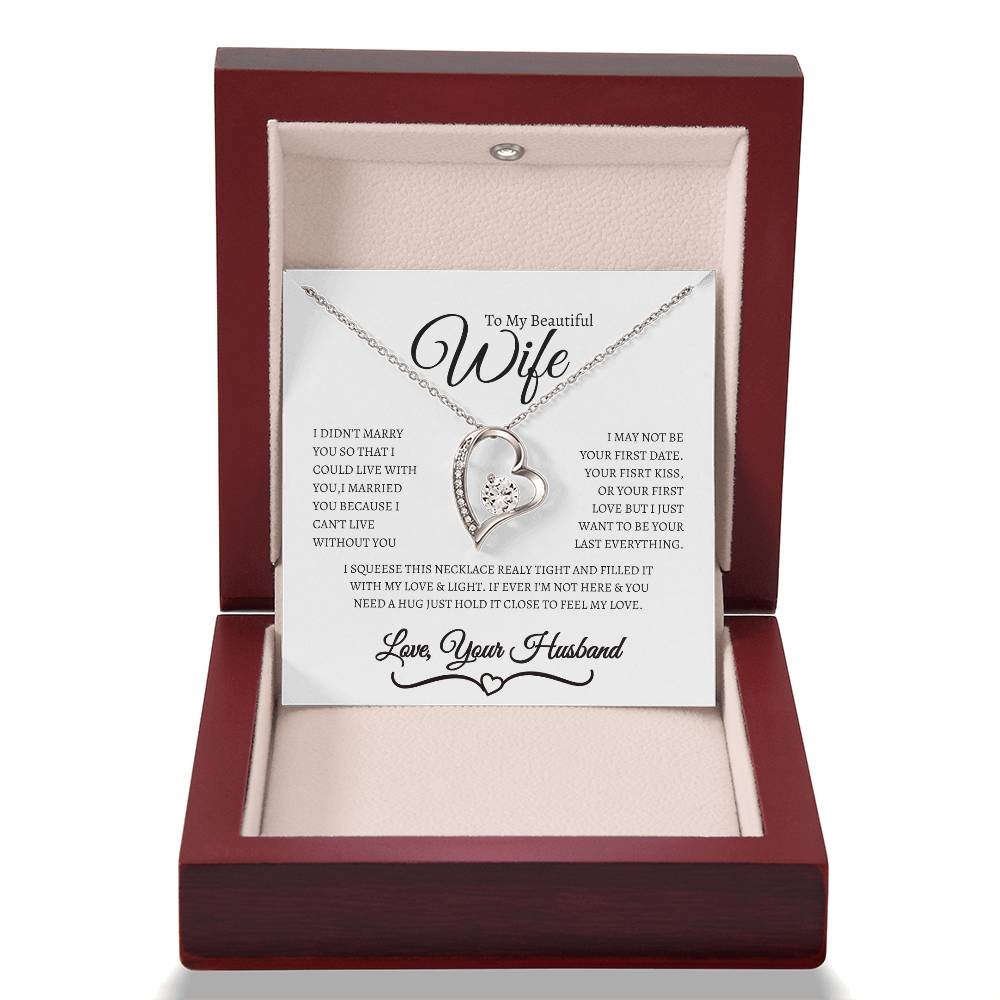 BEAUTIFUL  AND ELEGANT FOREVER LOVE NECKLACE FOR WIFE, SOULMATE, SPOUSE!!