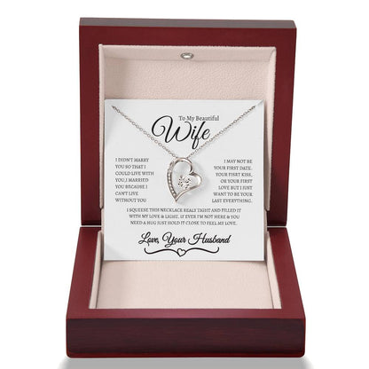 BEAUTIFUL  AND ELEGANT FOREVER LOVE NECKLACE FOR WIFE, SOULMATE, SPOUSE!!