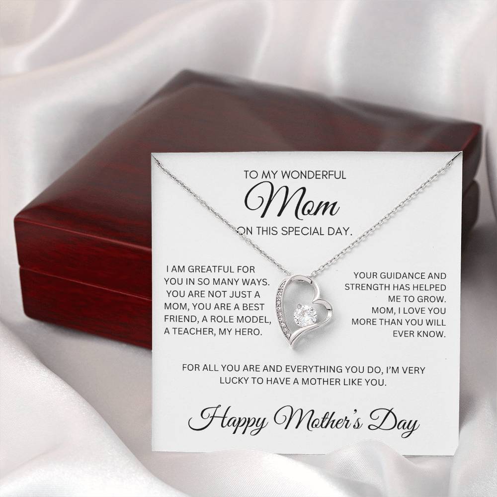 TO A SPEACAIL MOM, FOREVER LOVE NECKLACE, A PERFCET MOTHER'S DAY GIFT!!!!