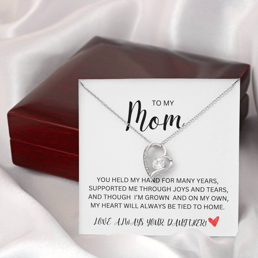 ELLEGANT FOREVER LOVE NECKLACE FOR MOM, STEPPED UP MOM, ADOPTED MOM, JUST IN TIME FOR MOTHERS DAY!!