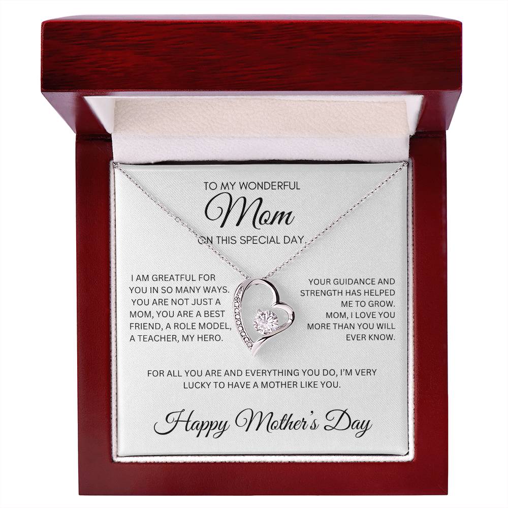 TO A SPEACAIL MOM, FOREVER LOVE NECKLACE, A PERFCET MOTHER'S DAY GIFT!!!!