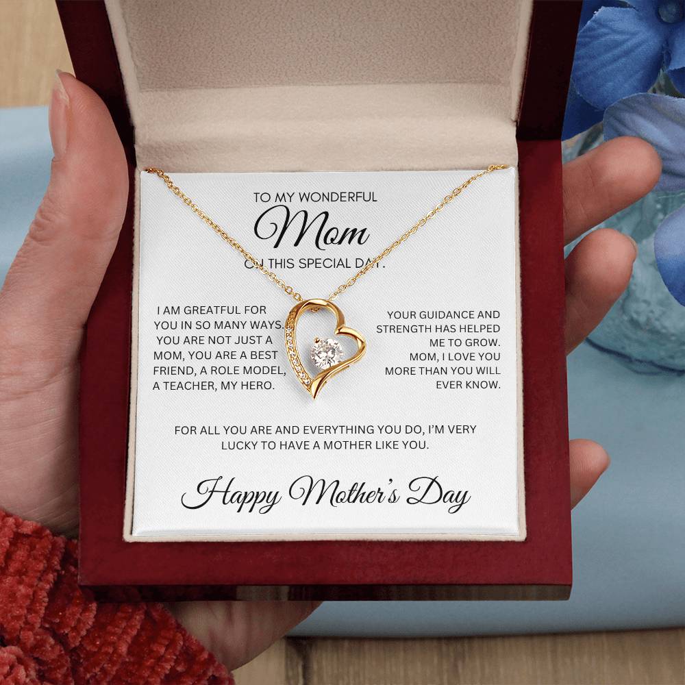 TO A SPEACAIL MOM, FOREVER LOVE NECKLACE, A PERFCET MOTHER'S DAY GIFT!!!!