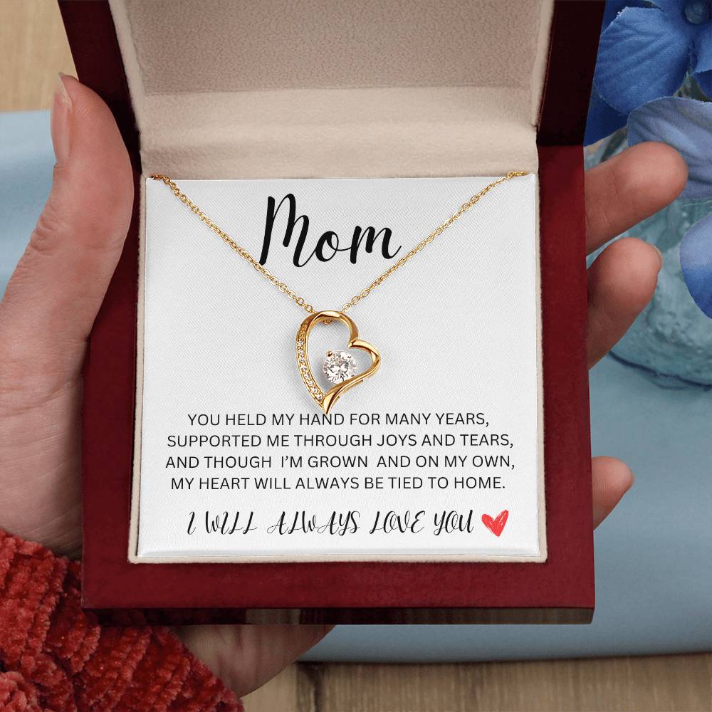 ELLEGANT FOREVER LOVE NECKLACE FOR MOM, STEPPED UP MOM, ADOPTED MOM, JUST IN TIME FOR MOTHERS DAY!!